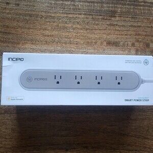 Incipio CommandKit Smart Power Strip White 4 Outlet Wi-Fi HomeKit New